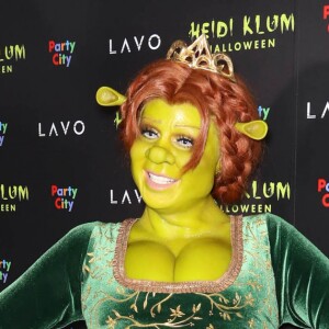 Heidi Klum, déguisée en princesse Fiona - 19ème soirée d'Halloween de Heidi Klum à New York, le 31 octobre 2018.