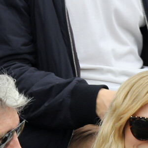 Léa Seydoux dévoile la coupe des Mousquetaires dans les tribunes des Internationaux de France de Tennis de Roland Garros à Paris, le 10 juin 2018. © Dominique Jacovides - Cyril Moreau/Bestimage