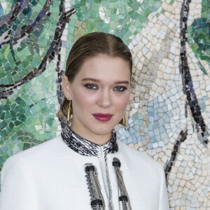 Léa Seydoux - Photocall du défilé de la collection croisière Louis Vuitton 2019 dans les jardins de la fondation d'art Maeght à Saint-Paul-De-Vence, France, le 28 mai 2018. © Olivier Borde/Bestimage