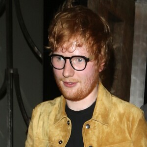 Ed Sheeran à la sortie du Claridges Hotel à Londres le 12 juin 2018