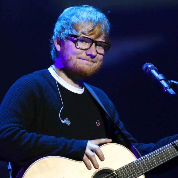 Ed Sheeran lors des Goalkeepers Global Goals Awards à New York le 25 septembre 2018.
