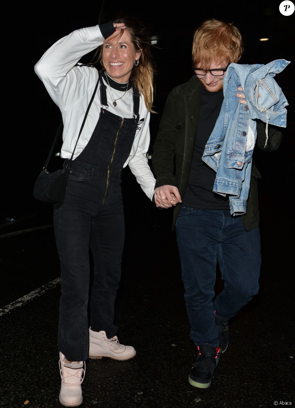 Ed Sheeran et Cherry Seaborn à Londres le 26 novembre 2017 Purepeople