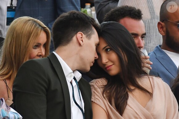 Louis Ducruet et sa fiancée Marie Chevallier à Monaco, le 25 mais 2018.