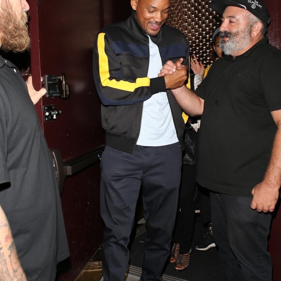 Will Smith à la sortie du spectacle de Dave Chappelle au club Peppermint à West Hollywood. Le 19 septembre 2018.