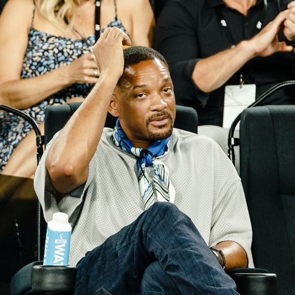 Will Smith assiste à un match de l'Open d'Autralie à Melbourne le 19 janvier 2018.