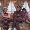 Awkwafina, Constance Wu, Nico Santos dans Crazy Rich Asians