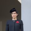 Meghan Markle (enceinte), duchesse de Sussex, lors des commémorations du centenaire de l'armistice de 1918 le 11 novembre 2018 à Londres.