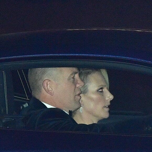 Le prince Harry et la duchesse Meghan de Sussex (Meghan Markle) arrivant à Buckingham Palace pour le dîner du 70e anniversaire du prince Charles, le 14 novembre 2018.