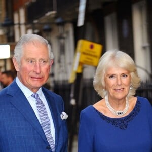 Le prince Charles et la duchesse Camilla de Cornouailles arrivent à la Spencer House dans le cadre de la célébration des 70 ans du prince Charles, à Londres, le 14 novembre 2018.