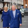 Le prince Charles et la duchesse Camilla de Cornouailles arrivent à la Spencer House dans le cadre de la célébration des 70 ans du prince Charles, à Londres, le 14 novembre 2018.