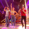 Clément Rémiens, Denitsa Ikonomova et Jean-Marc Généreux dans "Danse avec les stars 9" (TF1) lors des quarts de finale samedi 17 novembre 2018.