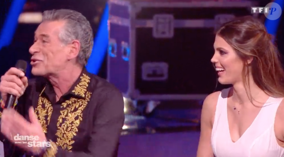 Patrick Dupond et Iris Mittenaere dans "Danse avec les stars 9" (TF1) lors des quarts de finale samedi 17 novembre 2018.