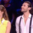 Iris Mittenaere et Anthony Colette lors des quarts de finale de "Danse avec les stars 9" (TF1) samedi 17 novembre 2018.
