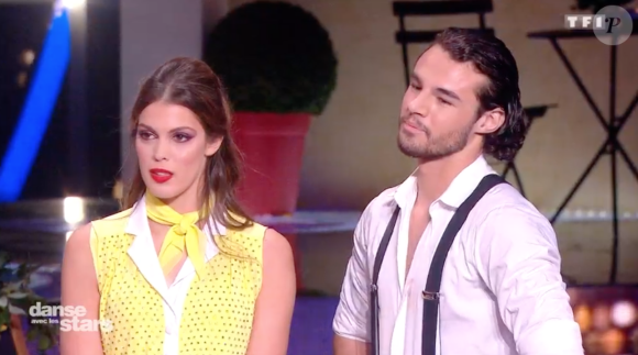 Iris Mittenaere et Anthony Colette lors des quarts de finale de "Danse avec les stars 9" (TF1) samedi 17 novembre 2018.