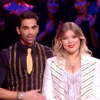 Christophe Licata et Héloïse Martin lors de leur danse en duo pendant les quarts de finale de "Danse avec les stars 9" (TF1) samedi 17 novembre 2018.
