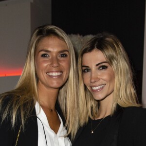 Exclusif - Elodie Mavuba et Alexandra Rosenfeld (Miss France 2006) - Soirée de lancement du livre de Rio Mavuba "Capitaine de ma vie. L'exil, le foot, les Bleus" au restaurant NoLita Ristorante e Enoteca à Paris, France, le 14 novembre 2018. © Pierre Perusseau/Bestimage