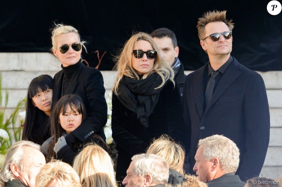 David Hallyday, Laura Smet, Laeticia Hallyday, ses filles ...