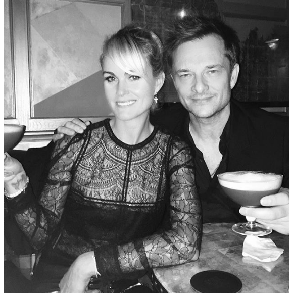 Laeticia et David Hallyday sur une photo publiée sur Instagram en mars 2016.