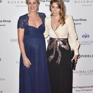 La princesse Beatrice et Holly Branson, enceinte - Les célébrités posent lors du photocall de la soirée Global Gift à Londres le 2 novembre 2018.