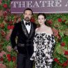 Evgeny Lebedev et Claire Foy - 64ème soirée annuelle des Standard Theatre Awards au Theatre Royal Drury Lane à Londres, le 18 novembre 2018.
