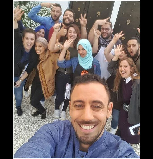 Abdelkarim du "Meilleur Pâtissier" sur le tournage de Masterchef en Algérie - Instagram, 5 novembre 2018