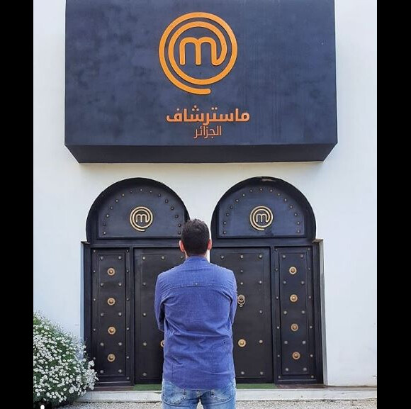 Abdelkarim du "Meilleur Pâtissier" en Algérie pour le tournage de "Masterchef" - Instagram, 22 avril 2018