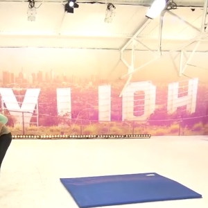 La lourde chute d'Iris Mittenaere pendant les répétitions de "Danse avec les stars", le 20 novembre 2018.