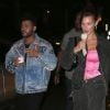 Exclusif - Bella Hadid et son compagnon The Weeknd font une balade romantique en dégustant une glace après avoir diné dans une pizzeria lors de la Fashion Week à New York, le 11 septembre 2018