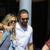 Exclusif - Heidi Klum et son compagnon Tom Kaulitz sont allés déjeuner en amoureux au restaurant Il Pastaio à Beverly Hills. Le 1er octobre 2018.
