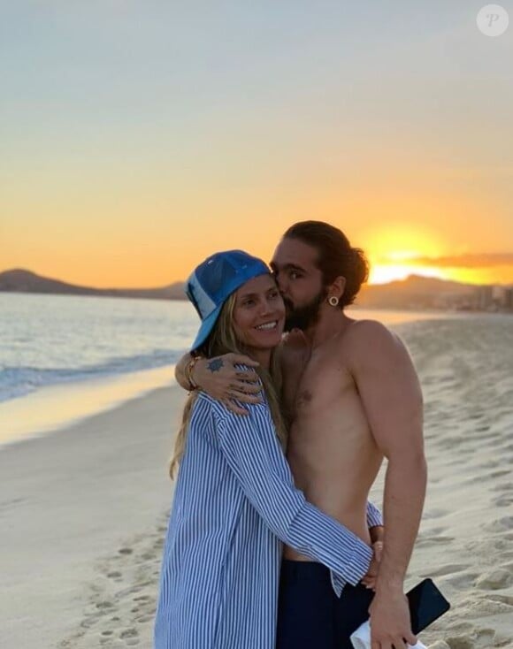 Heidi Klum pose avec Tom Kaulitz sur Instagram le 21 novembre 2018.
