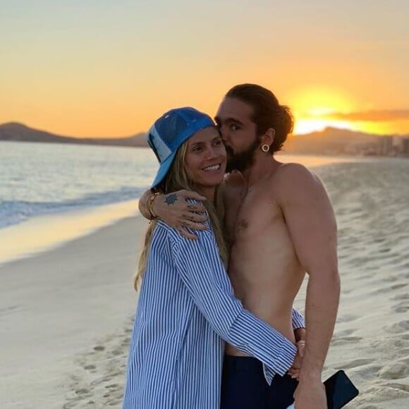 Heidi Klum pose avec Tom Kaulitz sur Instagram le 21 novembre 2018.