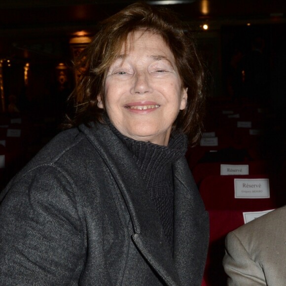Catherine Frot, Jane Birkin et Michel Bouquet - Inauguration de la nouvelle statue de cire de Pierre Richard au Musée Grévin à Paris, le 19 novembre 2018. Près de 30 ans après sa première entrée au Musée Grévin, c'est la deuxième statue de l'acteur français qui rejoint le musée, après une première sculptée en 1981. © Veeren/Bestimage
