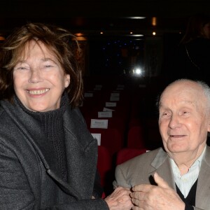 Jane Birkin et Michel Bouquet - Inauguration de la nouvelle statue de cire de Pierre Richard au Musée Grévin à Paris, le 19 novembre 2018. Près de 30 ans après sa première entrée au Musée Grévin, c'est la deuxième statue de l'acteur français qui rejoint le musée, après une première sculptée en 1981. © Veeren/Bestimage