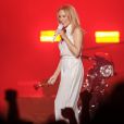 Kylie Minogue en concert à Padoue, Italie le 12 novembre 2018.