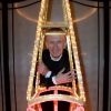 Jean-Paul Gaultier pose devant son sapin - 23e édition des Sapins de Noël des Créateurs et lancement des illuminations de Noël de l'avenue Montaigne et de la rue François 1er à Paris le 20 novembre 2018. © Veeren/Bestimage