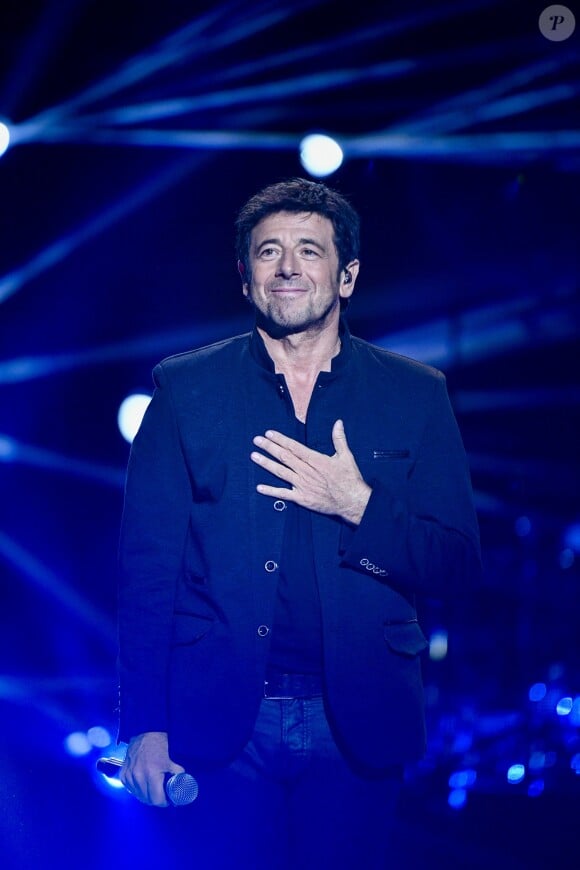 Exclusif - Patrick Bruel - Emission "Un soir en direct avec Patrick Bruel" au Palais des Sports en l'honneur du chanteur pour ses 35 ans de carrière sur France 2, le 3 novembre 2018. © Perusseau-Gaffiot/Bestimage