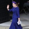 La princesse Beatrice d'York - Sorties après la cérémonie de mariage de la princesse Eugenie d'York et Jack Brooksbank en la chapelle Saint-George au château de Windsor le 12 octobre 2018.