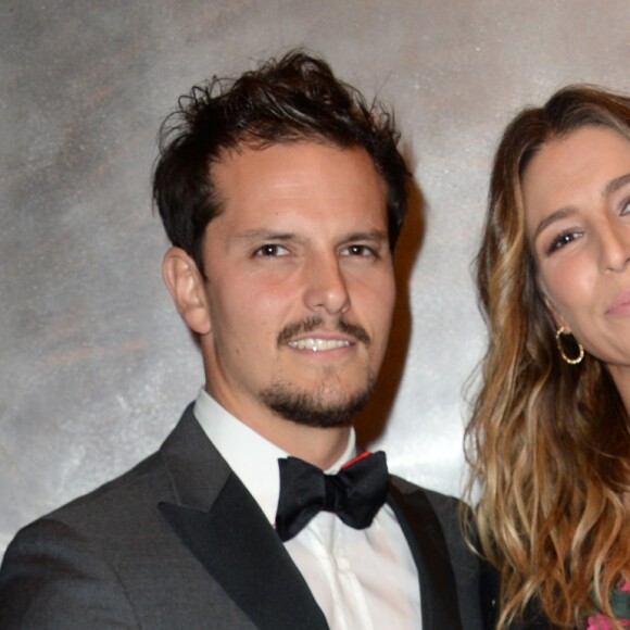 Semi-Exclusif - Laury Thilleman et son compagnon Juan Arbelaez - Cocktail pour la remise des GQ Awards "Les Hommes de l'Année 2018" au Centre Pompidou à Paris, le 26 novembre 2018. © Veeren/Bestimage