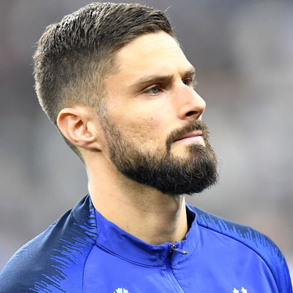 Olivier Giroud lors du match amical international opposant la France à l'Uruguay au Stade de France à Saint-Denis, Seine Saint-Denis, France, le 20 novembre 2018. La France a gagné 1-0. © Cyril Moreau/Bestimage