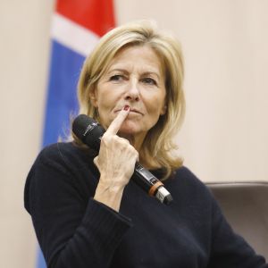 Claire Chazal - Personnalités au Global Positive Forum 2018 au Ministère des Affaires étrangères à Paris. Le 20 novembre 2018 © Marc Ausset-Lacroix / Bestimage