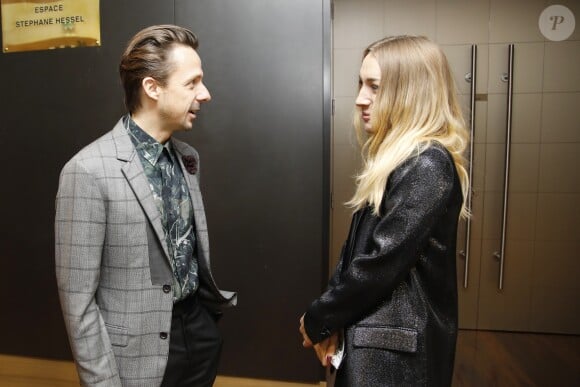 Martin Solveig, Inna Shevchenko (Militante Femen) - Personnalités au Global Positive Forum 2018 au Ministère des Affaires étrangères à Paris. Le 20 novembre 2018 © Marc Ausset-Lacroix / Bestimage