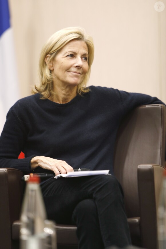 Claire Chazal - Personnalités au Global Positive Forum 2018 au Ministère des Affaires étrangères à Paris. Le 20 novembre 2018 © Marc Ausset-Lacroix / Bestimage