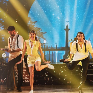 Iris Mittenaere et Anthony Colette, le 17 novembre 2018 dans "Danse avec les stars 9".