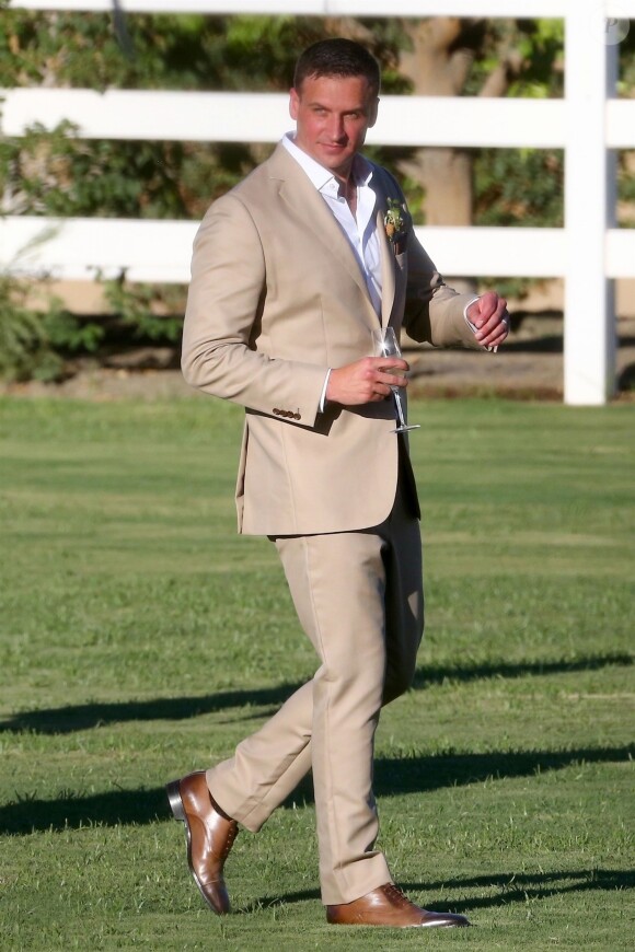 Exclusif - Ryan Lochte lors de son mariage avec Kayla Rae Reid le 9 septembre 2018 à La Quinta en Californie.
