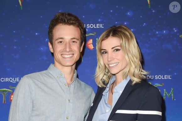 Hugo Clément et Alexandra Rosenfeld (Miss France 2006) en couple à la première du spectacle "Totem" du Cirque du Soleil au parc de Bagatelle à Paris, France, le 30 octobre 2018. © Coadic Guirec/Bestimage