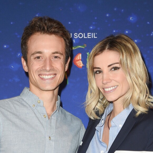 Hugo Clément et Alexandra Rosenfeld (Miss France 2006) en couple à la première du spectacle "Totem" du Cirque du Soleil au parc de Bagatelle à Paris, France, le 30 octobre 2018. © Coadic Guirec/Bestimage