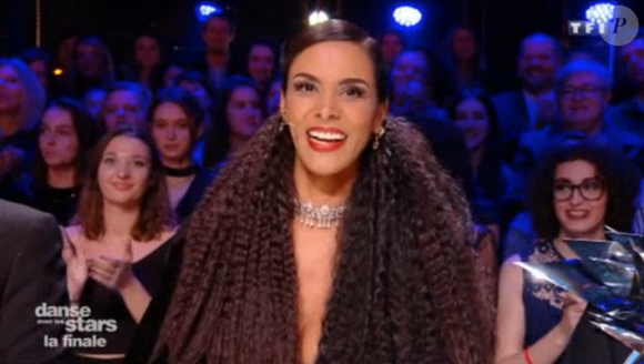 Shy'm très sexy en soutien-gorge lors de la finale de "Danse avec les stars 9" sur TF1, le 1er décembre 2018.