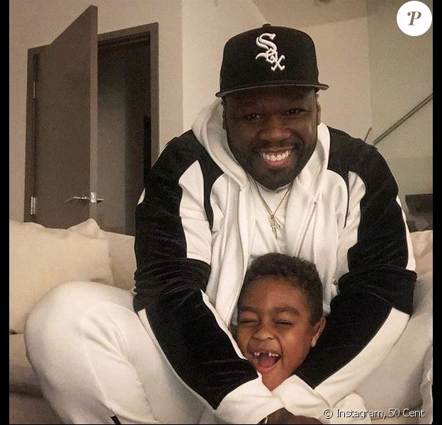 50 Cent et son fils Sire. Novembre 2018.
