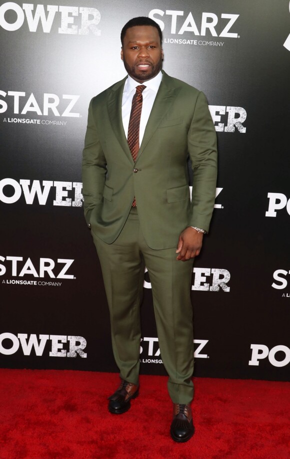50 Cent lors de la première de la série "Power - Saison 5" à New York, le 28 juin 2018.