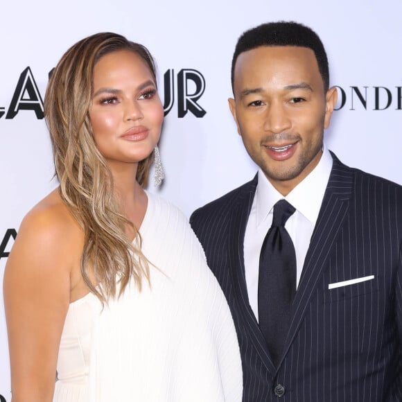 Chrissy Teigen et son mari John Legend - Soirée des 2018 Glamour Women Of the Year Awards: Women Rise aux studios Spring à New York City, New York, Etats-Unis, le 12 novembre 2018.